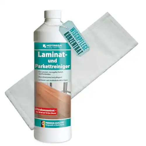 Hotrega Laminatreiniger und Parkettreiniger 1 Liter für Laminat und Parkett
