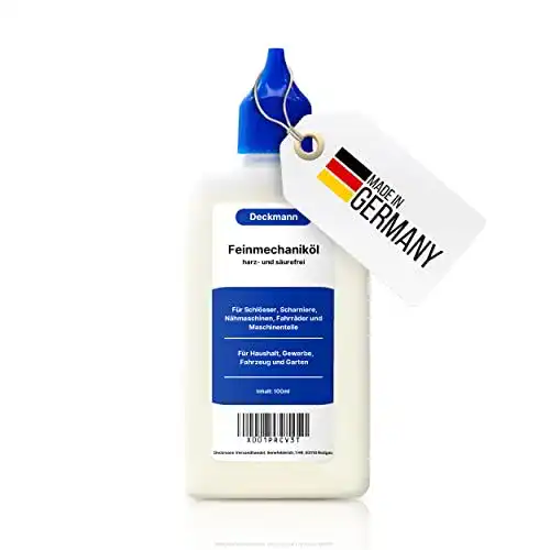 Nähmaschinenöl Deckmann 100 ml Feinmechaniköl für Universal-Anwendungen