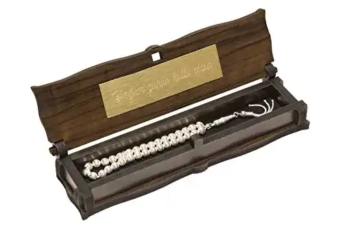 Tesbih Gök-Türk Gebetskette aus 925 Sterling Silber mit Schatulle