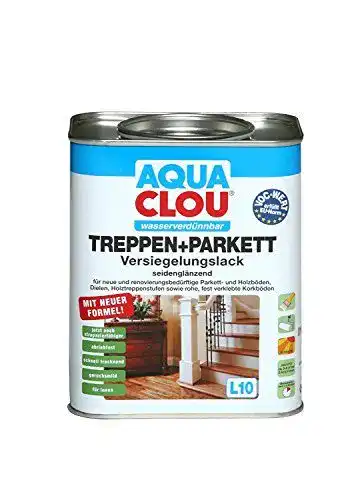 Parkettlack Clou Aqua für Treppen und Holzoberflächen