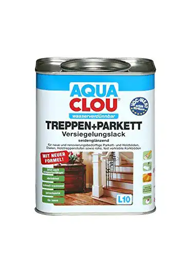 Parkettlack Clou Aqua für Treppen und Holzoberflächen