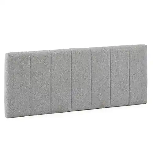 Bettkopfteil Marckonfort Creta grau gepolstert 140×60 cm