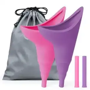 Urinierhilfe für Frauen – Wiederverwendbares Silikon Urinal Set