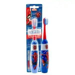 Batteriebetriebene Zahnbürste Mr White Jr. mit Spider-Man Design