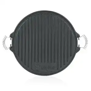 Grillplatte aus Gusseisen mit Griffen BBQ-Toro Ø 42 cm Wendeplatte