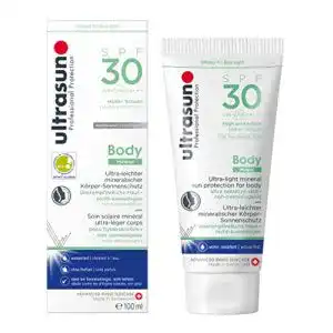 Ultrasun Body Mineral Sonnencreme SPF30 100ml für empfindliche Haut