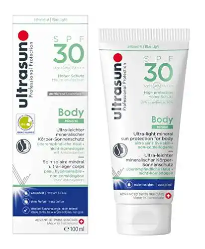 Ultrasun Body Mineral Sonnencreme SPF30 100ml für empfindliche Haut