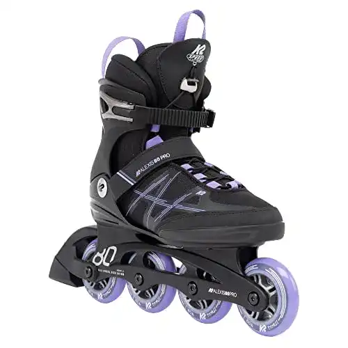 K2 Skates Damen Inline Skates Alexis 80 Pro in Schwarz