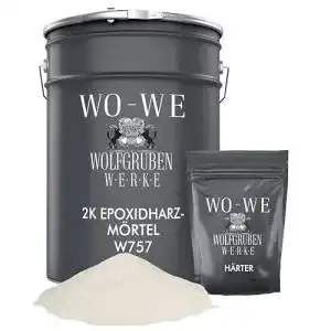 Pflasterfugenmörtel wasserundurchlässig Wo-We 2K Epoxidharz Mörtel 10Kg