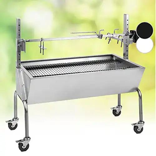 Spanferkelgrill Oneconcept 2-in-1 Rotisserie Grill mit Motor