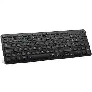 Wiederaufladbare Bluetooth-Tastatur von OMOTON für Mac und Windows