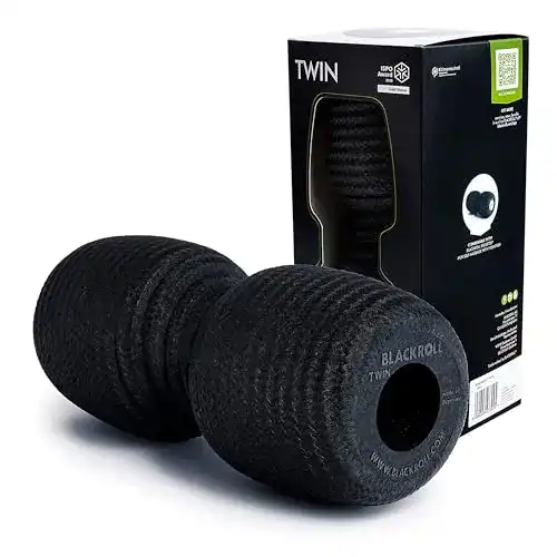 Blackroll Twin Faszienrolle (30 cm x 13 cm) für Selbstmassage und Regeneration