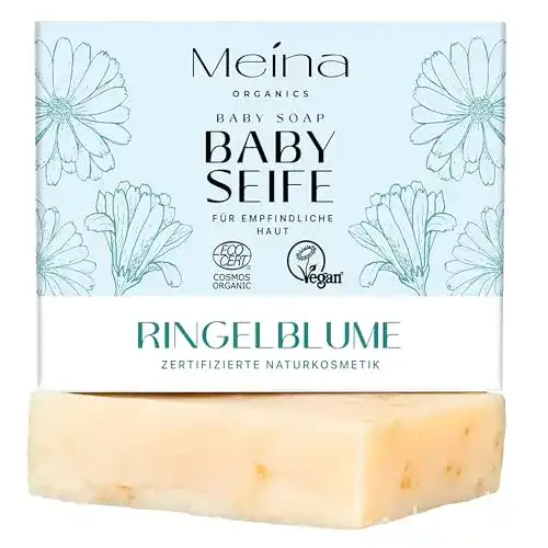 Milde Bio Kinderseife für empfindliche Haut von Meina