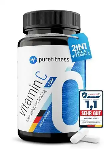 Vitamin C und Zink hochdosiert für Immunsystem