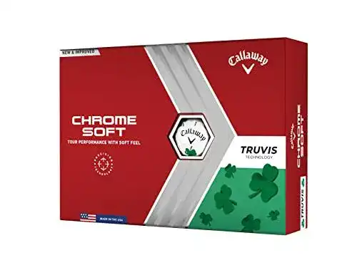 Callaway Golf 2022 Chrome Soft Golfbälle Shamrock Truvis
