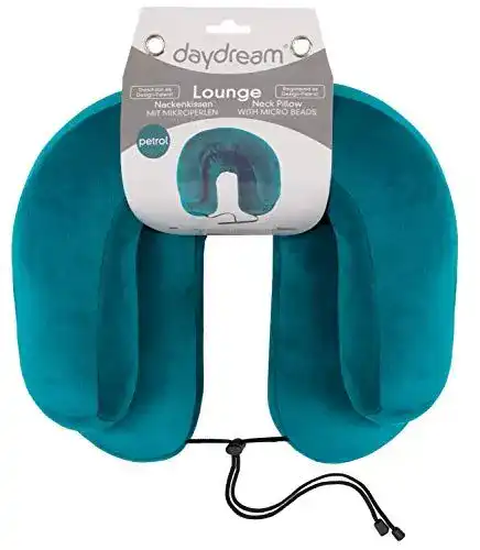 Nackenkissen Daydream Lounge mit Mikroperlen in Petrol