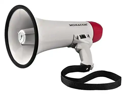 Megafon Monacor Stageline TM-11 in Weiß, 15 Watt Leistung