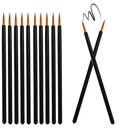 Eyeliner-Pinsel Uooker 100 Stück Einweg Make-Up Pinsel für Augen