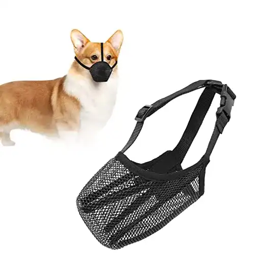 Maulkorb für Hunde mit abgerundetem Mesh-Design