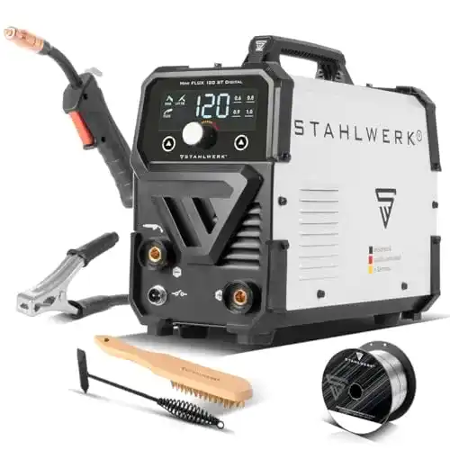 Stahlwerk Schweißgerät Mini FLUX 120 ST Fülldraht für vielseitige Anwendungen