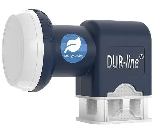 LNB DUR-line Blue ECO Quad für 4 Teilnehmer mit Stromspar-Funktion