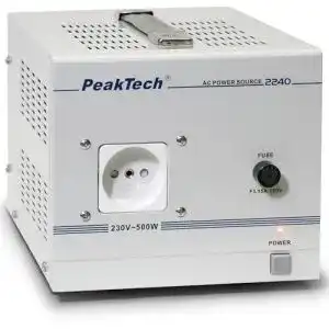 Trenntransformator Peaktech P 2240 – Mobiler Sicherheitstransformator