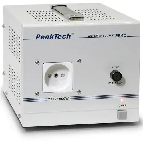Trenntransformator Peaktech P 2240 – Mobiler Sicherheitstransformator