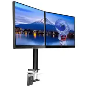 iiyama DS1002C-B1 Dual-Monitor Tischhalterung für Schreibtisch
