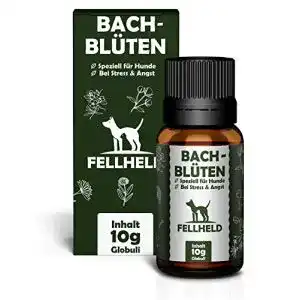 Beruhigungsmittel für Hunde mit Bachblüten von Fellheld