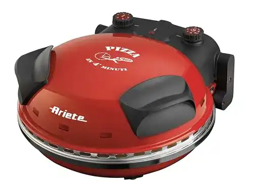 Pizzaofen Ariete Da Gennaro 1200 W in Rot und Schwarz