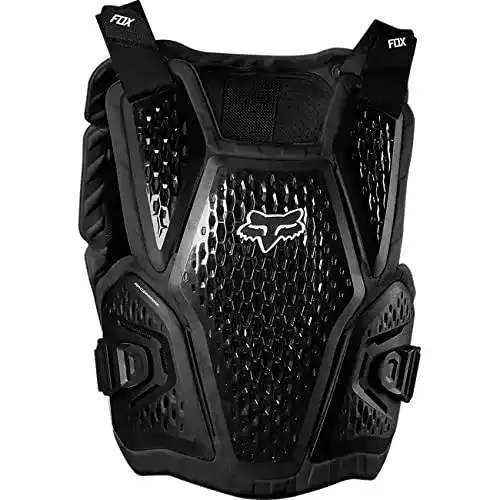 Motorrad Rückenprotektor Fox Raceframe Impact CE Schwarz