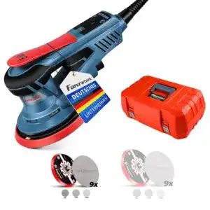 Exzenterschleifer 150 mm Fanztool Fanzwork mit bürstenlosem Motor