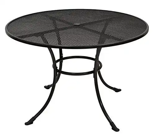 Gartentisch rund Degamo RIVO 110 cm aus Streckmetall