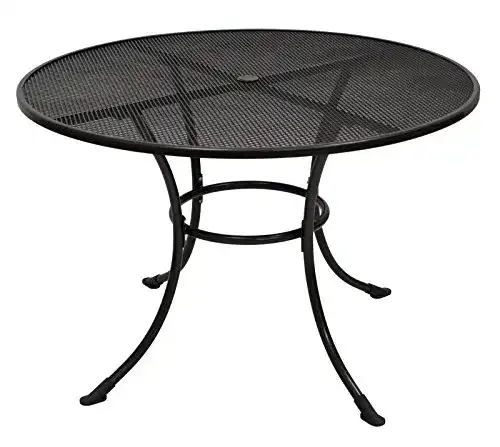 Gartentisch rund Degamo RIVO 110 cm aus Streckmetall