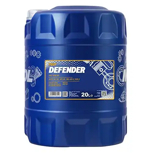 Motoröl 10W40 MANNOL Defender 10W-40 API SL/CF, 20 Liter