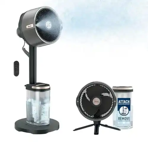Ventilator mit Wasserkühlung Shark FlexBreeze Pro Mist für Innen und Außen