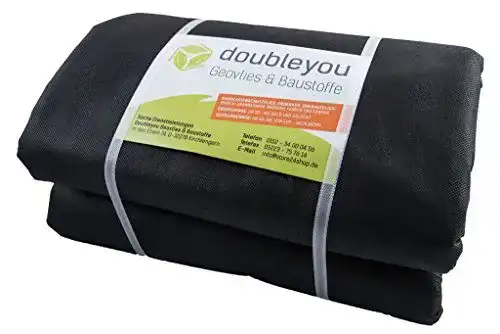Unkrautvlies 30m² für den Garten – 100g/m² Mulchfolie