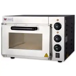 Pizzaofen Beeketal BPO35-1 mit 330×330 mm Schamottstein Backfläche
