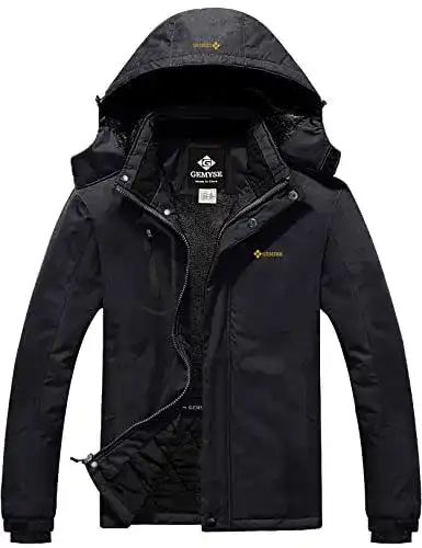 GEMYSE Herren Wasserdichte Skijacke für Outdoor-Aktivitäten