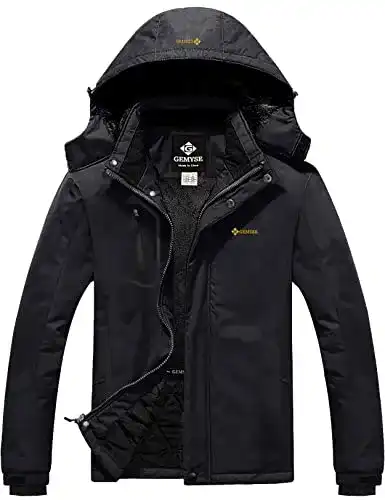 GEMYSE Herren Wasserdichte Skijacke für Outdoor-Aktivitäten
