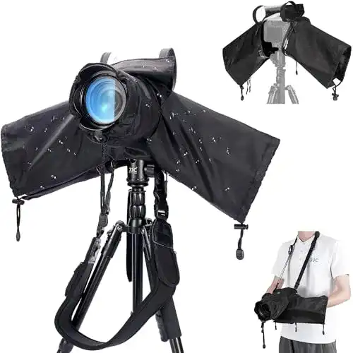 Kamera-Regenschutz für Canon, Sony, Nikon DSLR – Wasserdicht und Transparent