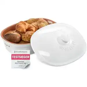 Brottopf Römertopf aus Keramik für die Aufbewahrung von Brot