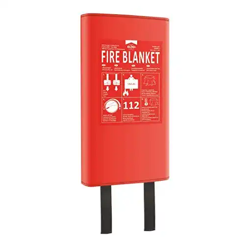 Löschdecke Elro FB1800 1,8 m x 1,2 m – Brandschutzdecke für Feuer