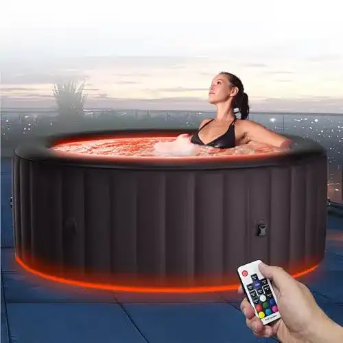 Whirlpool Miweba MSpa aufblasbarer Whirlpool mit LED-Beleuchtung