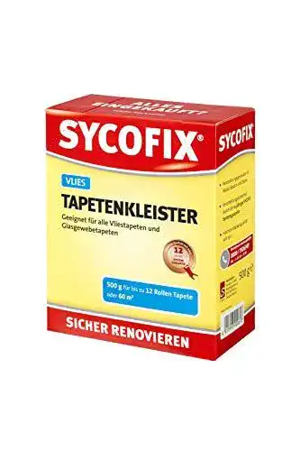 Vliestapetenkleister Sycofix 500 g für 30 qm mit hoher Haftung