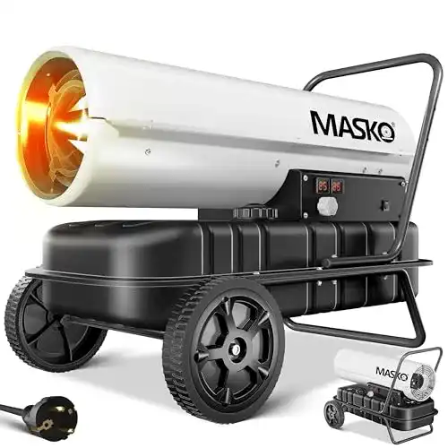 Heizkanone MASKO 30 kW Diesel Bautrockner für Bau und Industrie