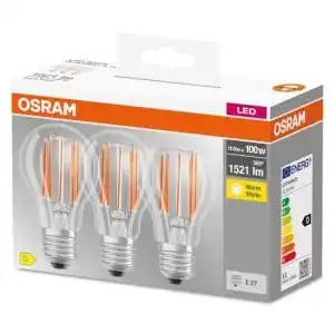 LED E27 100 W Osram Lampe mit Sockel E27, warmweiß 2700 K