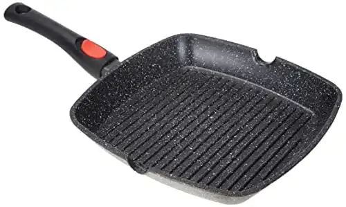 Grillpfanne Kamberg 0008029, 28 cm mit abnehmbarem Griff