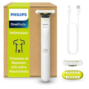 Philips OneBlade Intimate Intimrasierer für Herren – Elektrisch und wasserdicht