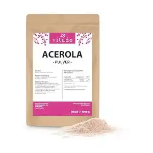 Acerola Pulver 1kg – Natürliches Vitamin C aus der Acerolakirsche
